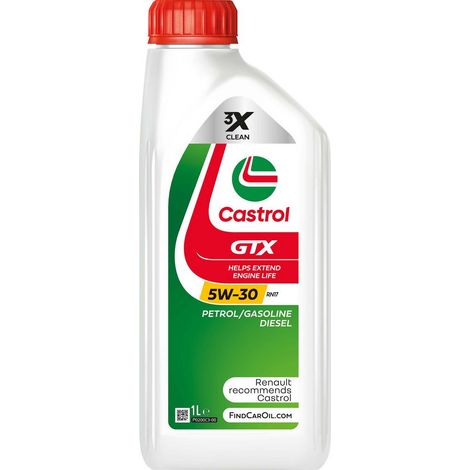 Castrol GTX 5W-30 RN17 1L Sintetico Olio Motore Lubrificante Auto Benzina Diesel (1/3)