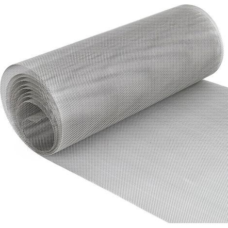 Rolle nagetiersicheres Drahtgeflecht aus Edelstahl 304, Maschenweite 20, Drahtstärke 0,4 mm, Lochgröße 1 mm, für Garten oder Fenster (1/5)