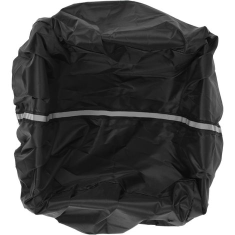Wasserdichte Abdeckung für Fahrradkorb, regendichte Auskleidung für Fahrradkorb, Schnee- und Regenschutzhülle für Rucksack (Schwarz) (1/5)