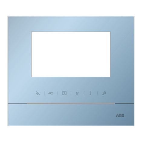 Welcome M Face Avant pour Ecran 4.3-Bleu 2TMA210050L0001 ABB 52311FC-L