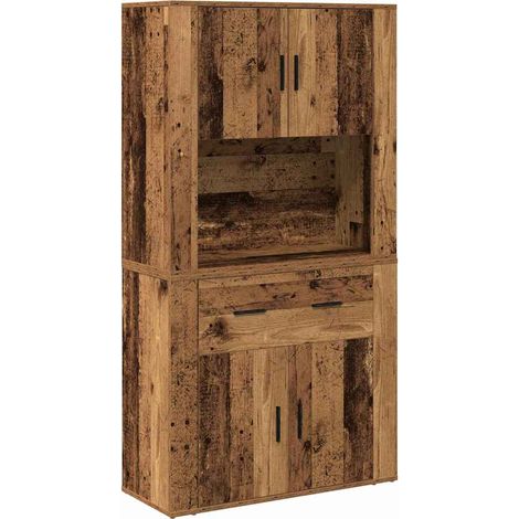 Maison Exclusive - Highboard Legno vecchio 80 x 33 x 150 cm Legno multistrato