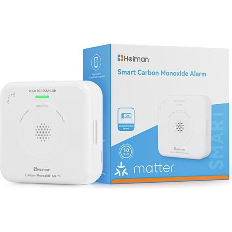 Détecteur de Monoxyde de Carbone Intelligent Matter (Hub Requis) Détecteur CO pour SmartThings (1/5)