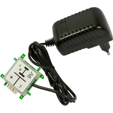 ALLNET BrickRknowledge Adaptador de alimentación 9V 1A Fusible y masa