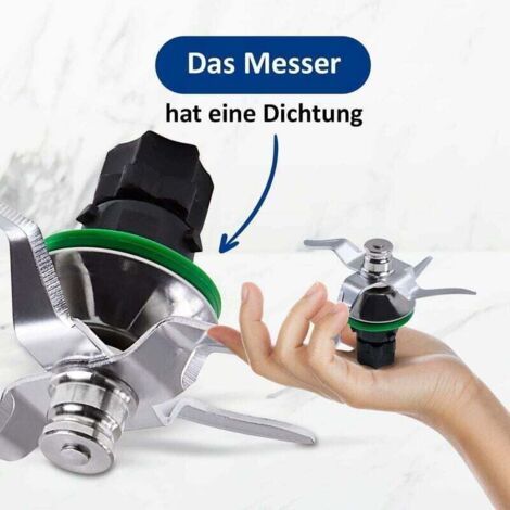 Couteau de mixage pour Thermomix TM5 – Acier inoxydable – Longueur 132mm – Compatible TM6, TM21, TM31 – Remplacement pièce détachée (1/2)