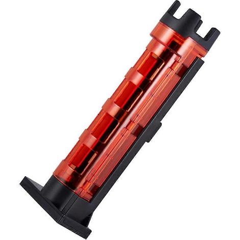 Support de canne à pêche vertical rouge pour radeau (1/5)
