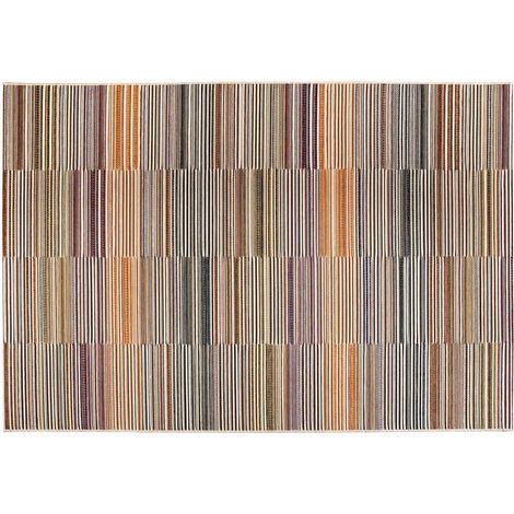 Tapis extérieur en polypropylène Bianca papaye 170 x 120 cm (1/4)