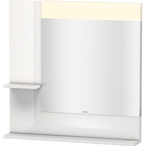 Miroir DuravitVERO 142x800x800m avec éclairage graphite mat