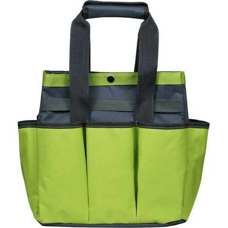 Sac à outils de jardin en tissu Oxford, vert (1/4)