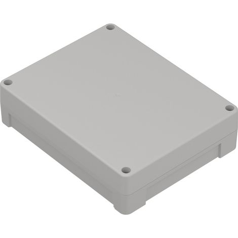 Boîtier de dérivation étanche IP65 en polycarbonate (PC) gris clair avec joint intégré (1/3)