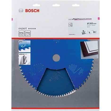 Bosch Lama professionale de sega circolare Expert per Laminato ad alta pressione per laminato de alta pressione, 305 x 30 x 3.2 mm, accessorio de sega circolare