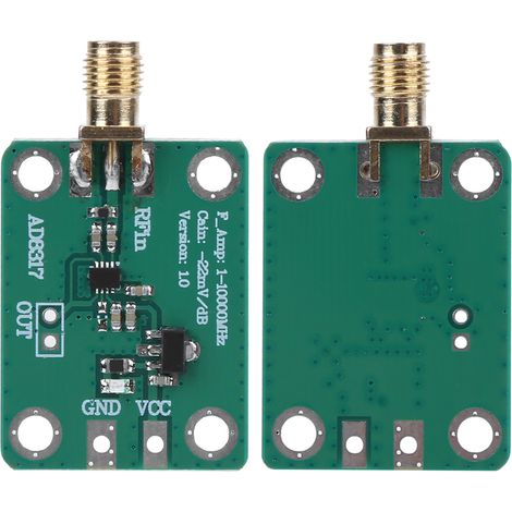 Détecteur logarithmique RF AD8317, mesureur de puissance avec sortie log, contrôleur 1M-10000MHz, module de détection de signal, appareil de mesure haute fréquence. (1/5)
