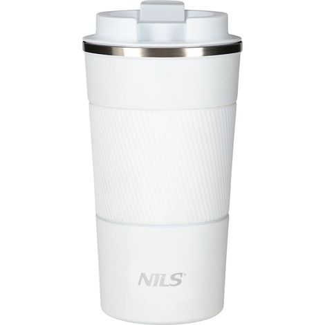 Vaso térmico blanco con aislamiento, capacidad de 9 oz (1/5)