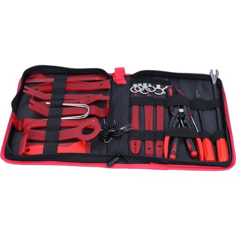 38-teiliges Demontagewerkzeug für Innenverkleidungen, Clips und Befestigungselemente für Autos, Boote, Möbel, Luftfahrt - Armaturenbrett-Zierleisten-Entfernungsset, Audio. (1/5)