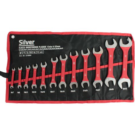 Juego de llaves de doble extremo Silver S10994, 12 piezas, 6-32 mm (1/3)