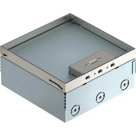 OBO Bettermann Bodentank komplett leer Edelstahl, rostfrei A2 1.4301, 7427232