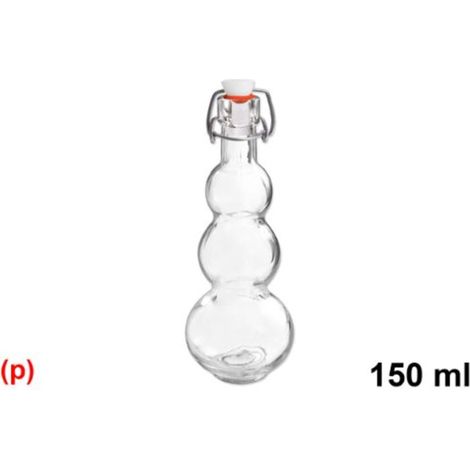Bottiglia Vetro Con Tappo Meccanico 150Ml 118760