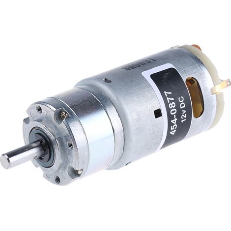 Motoréducteur CC RS PRO, 12 V, 19,8 W, 3 090 tr/min, dia. de l'arbre 6mm ( Prix pour 1 ) (1/2)