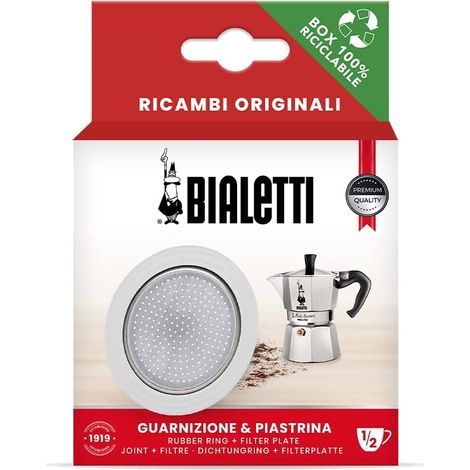 Ricambio Guarnizioni caffettiere Caffè bialetti 1/2 mezza tazza (1/2)
