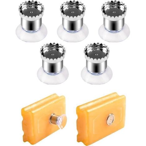 5 Porte Savon Aimanté avec Ventouse - Porte Savon Magnetique Ventouse Puissante - Porte-Savon Douche Aimanté Magique sans Perçage - (1/4)