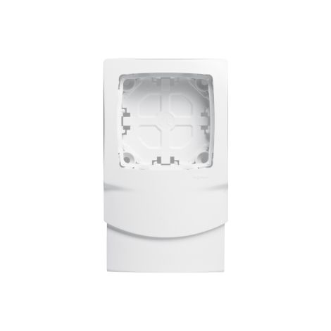 Legrand - Oteo - Cadre appareillage saillie 1 poste pose le long des moulures DLPlus u00e9paisseur 12,5mm - Blanc -Ref. : 031404Lx10 (1/5)