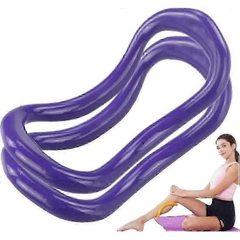 Anneaux de Pilates (lot de 2) - Outil d'entraînement et d'étirement pour les cuisses, le ventre et les jambes (1/5)