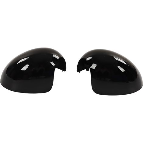 Jeffergarden ‌2 Pezzi Coprispecchietti Sinistro e Destro, Ricambio Nero Lucido per Mini Cooper R55 R56 R57 R58 R59 R60 R61‌