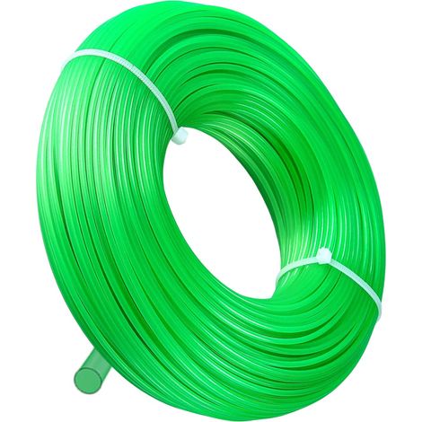 Fil de Coupe Fil de Coupe 2,4 mm x 100 m Fil de Coupe-Herbe Rond Fil Nylon (1/3)