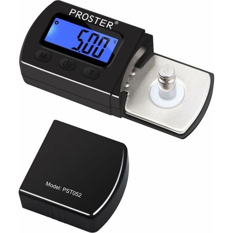 Mini Balance Numérique de Cellule de la Platine Vinyle Balance Numérique de Tonalité Testeur de Force d'Aiguille à Haute Précision 0.01g avec Écran d'Affichage LCD Rétroéclairé (1/5)
