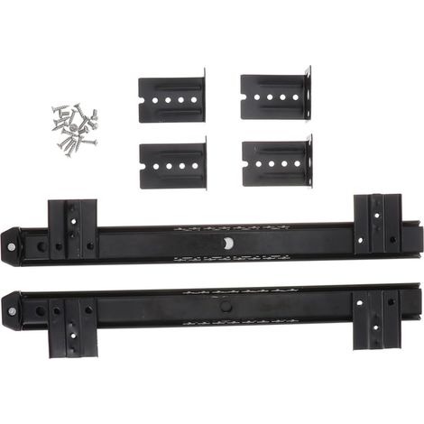 Glissières de tiroir coulissantes en acier pour plateau clavier, 10 un (1/5)