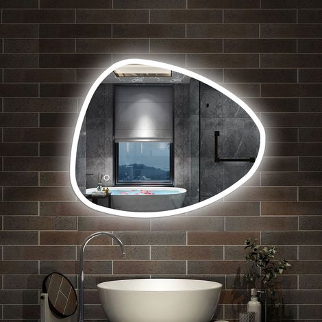 AICA - Specchio con led 100X80cm.Antiappannamento + Touch + 3 Temperature di Colore (1/5)