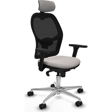Sedia da ufficio piqueras y crespo Jorquera nero imbottita ergonomica