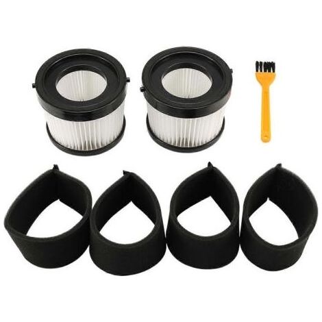Lot de 2 filtres HEPA DCV5011H pour aspirateur à main sans fil DCV501HB, avec 4 filtres à manchon en mousse et 1 brosse (1/5)