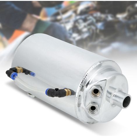 Universeller 2-Liter-Kraftstofftank aus Aluminiumlegierung, Vorratsbehälter mit atmungsaktivem Filter, robuster Benzintank, Zubehör für Autos und Motorräder. (1/5)