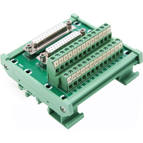 DB25-M6 Doppelkopf-DIN-Schienen-Schnittstellenmodul-Klemmenblock für Leiterplatten (1/5)