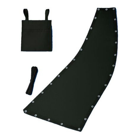 QORVA-Tissu de Remplacement pour Chaise Balancelle  Filet pour Hamac Imperméable - Meuble Terrasse pour Hamacs Jardin Terrasse Intérieur Extérieur