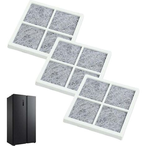 Filtro aria per frigorifero LG Pure n Fresh, 3 filtri aria di ricambio, LG Pure Fresh, per frigorifero/purificatore d'aria LG LT120F, ADQ73214405, ADQ73214404, ADQ73214408