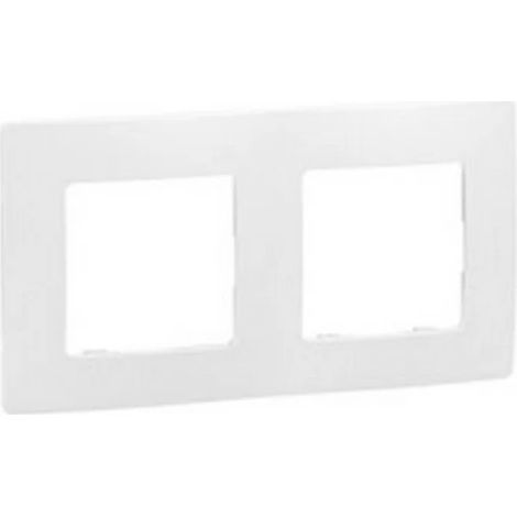 Legrand 665002 - 2-position plate - Pure White