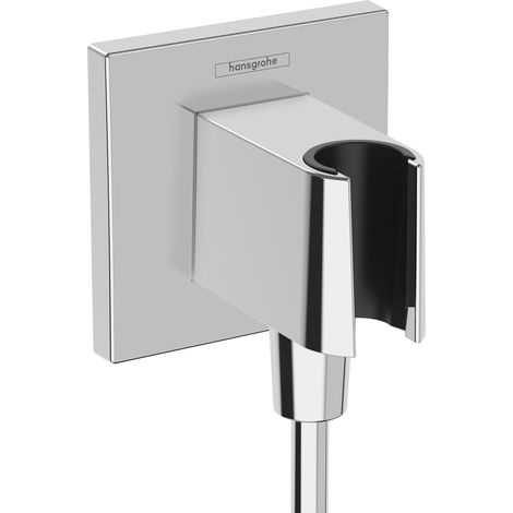 Hansgrohe – Coude de raccordement avec support – Fixation raccord G 1/2 – Filetage plomberie – Entraxe 50mm – 26889000