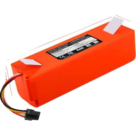 Batteria di ricambio per robot aspirapolvere, 12800 mAh, compatibile con vari modelli, 6800 mAh, 14,4 V (1/2)