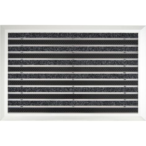 Aluminium, rost- und UV-beständig, mit Bürsten, 39 x 60 cm