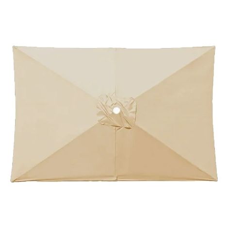 Rechteckiger Freischwinger-Sonnenschirm, UV-Schutz, einfache Pflege, beige, 2.1X1.4m (1/2)