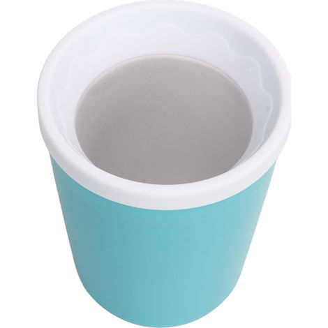 Gobelet à granita sans prise, gobelet à congélation rapide, pour préparer soi-même ses jus et boissons, bleu (1/5)