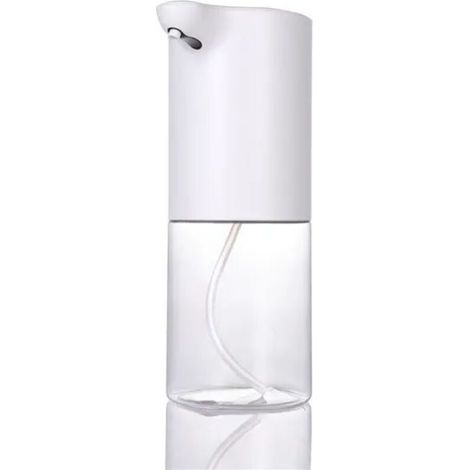 Distributeur Savon Mousse Automatique sans-Contact: Blanc Distributeur Savon Liquide avec Capteur Infrarouge Distributeur de Savon Rechargeable pour Salle de Bain Cuisine École Bureau
