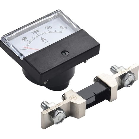 RichVibe - Ampèremètre analogique CC 0-200 A/300 A avec panneau de 75 (1/5)