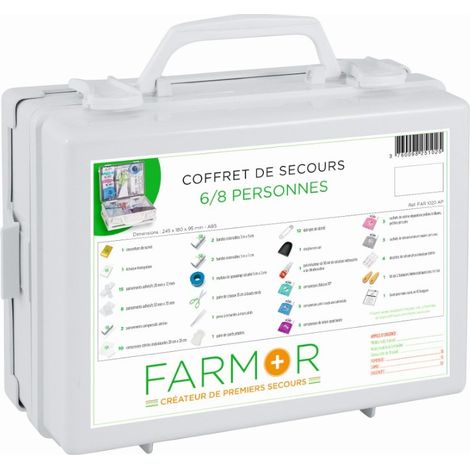 Coffret de secours 6/8 personnes FARMOR -FAR 1020 AP (1/2)
