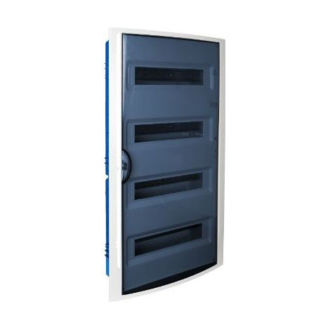 5270PFHGW Tableau électrique encastrable sur placo 56 modules - porte vitrée - 687x362x102mm (1/3)
