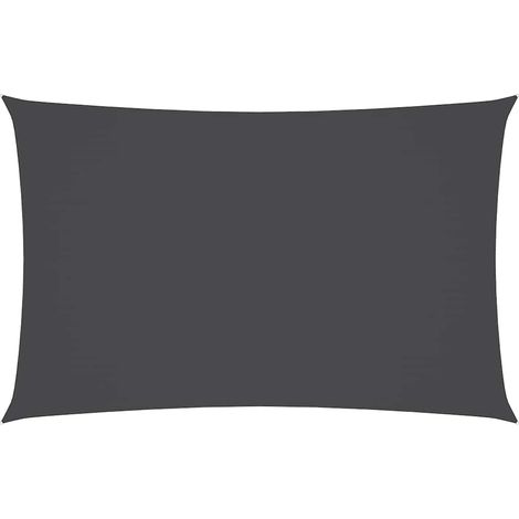 vidaXL Sunshade Sail Oxford Fabric Rectangular 4x7 m Anthracite