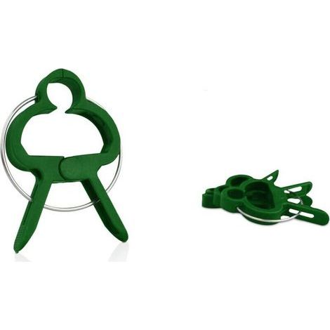 50 grands clips de jardinage pour tomates, rosiers, concombres et autres plantes grimpantes - Clips solides pour fixer les plantes grimpantes (1/5)