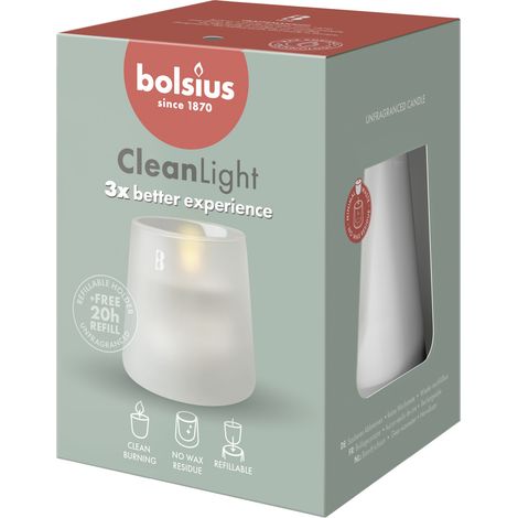 Bolsius Cleanlight Starterkit - ohne Duft Weiß (1/3)