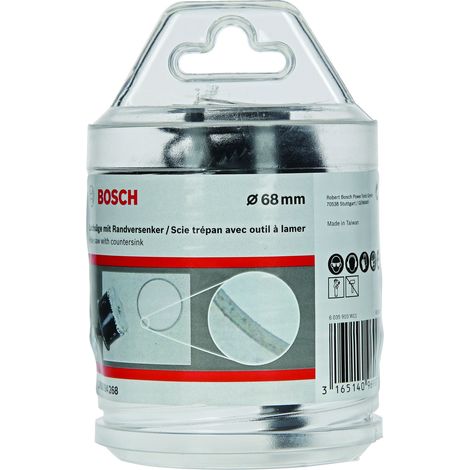 Sierra de corona con avellanador: 68mm  BOSCH 2608594268 (1/6)